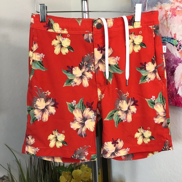 Onia Floral Men’s Swim Trunk Size S